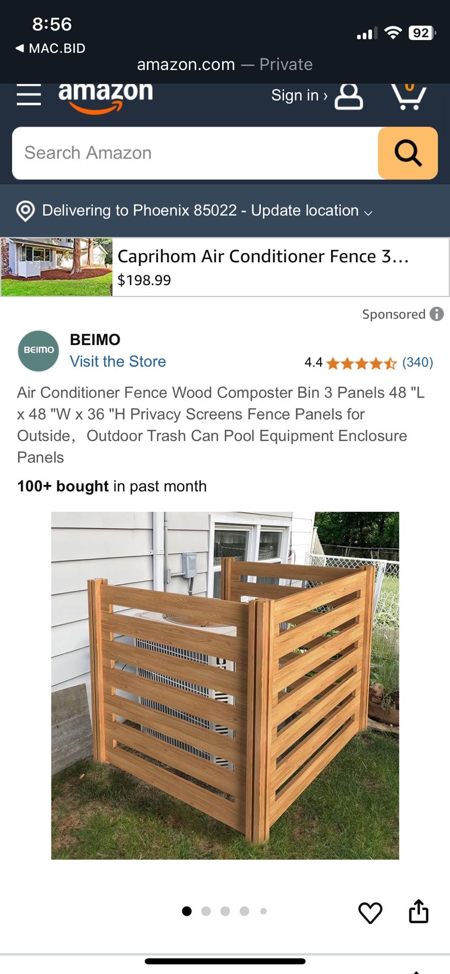 Air Conditioner Fence