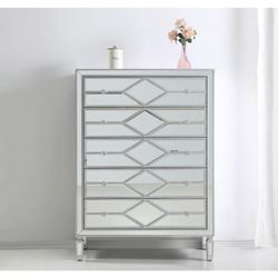 New  36” 5-Drawer Mirrored Dresser – $820 Retail – Delivery Available