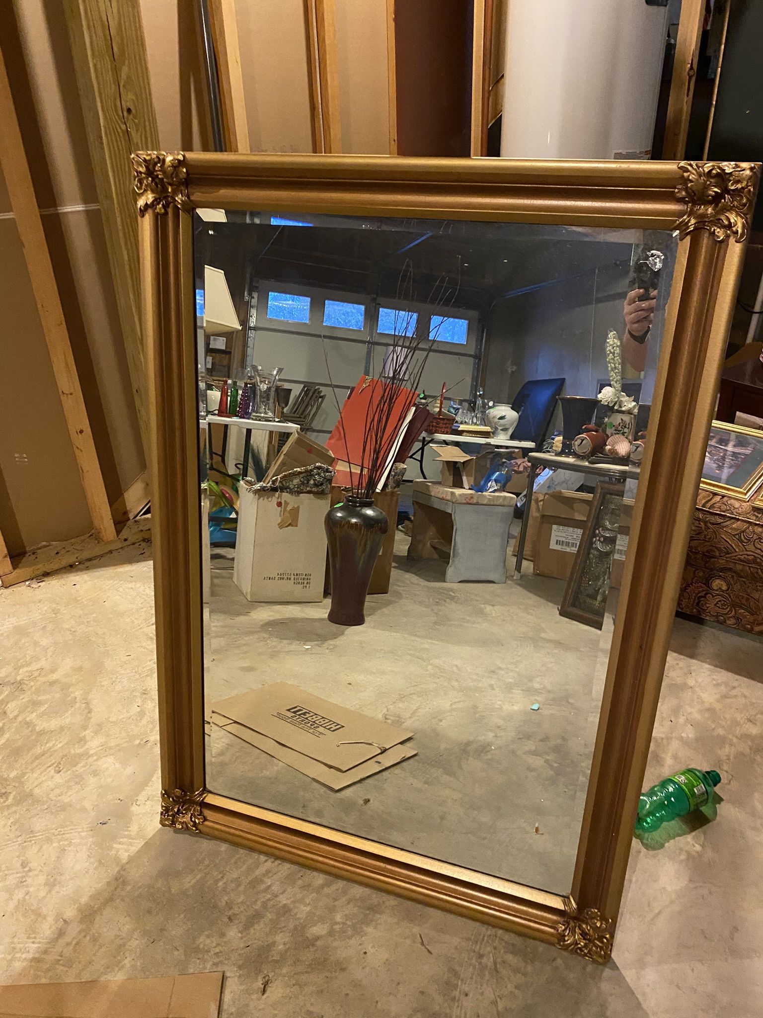 Vintage Gold Framed Mirror