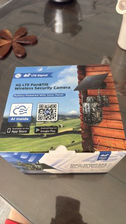 4G lTE wireless security camera