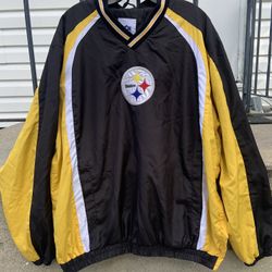 NFL Steelers Windbreaker Size XL