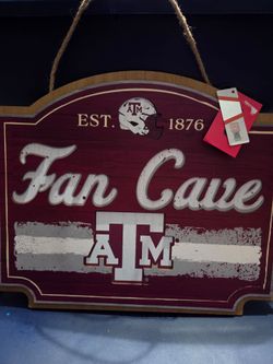 Texas A&M Foco Fancave Sign