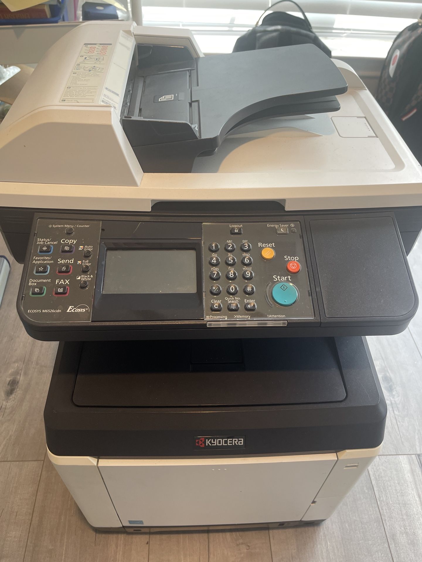 Kyocera ECOSYS M6526cdn Color Laser Printer, Copy, Fax, And Scan