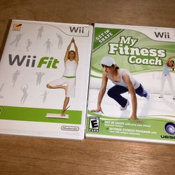 Wii Fit and My Fitness Coach For Nintendo Wii