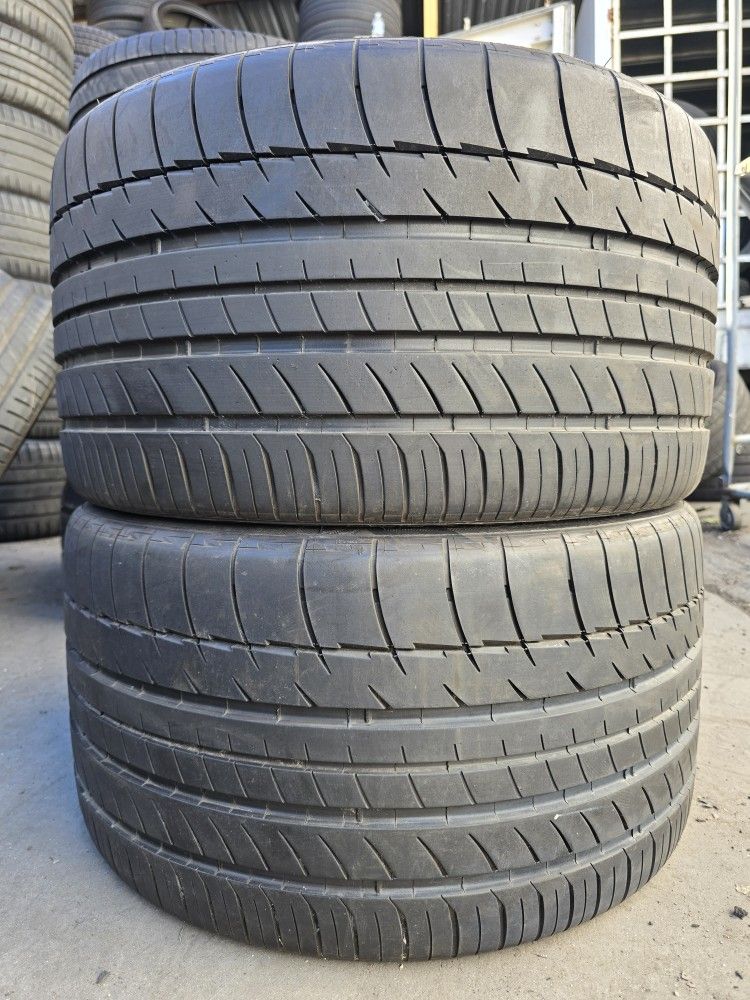 (2) 295 30 18 Michelin Tires