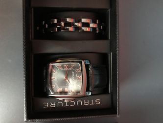 BRAND new structure watch and bracelet