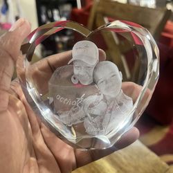 Custom Crystals Handmade By Us With LED Lights!