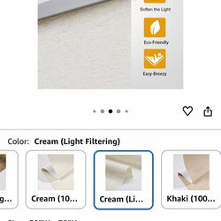 Persilux Free-Stop Cordless Roller Shades for Windows