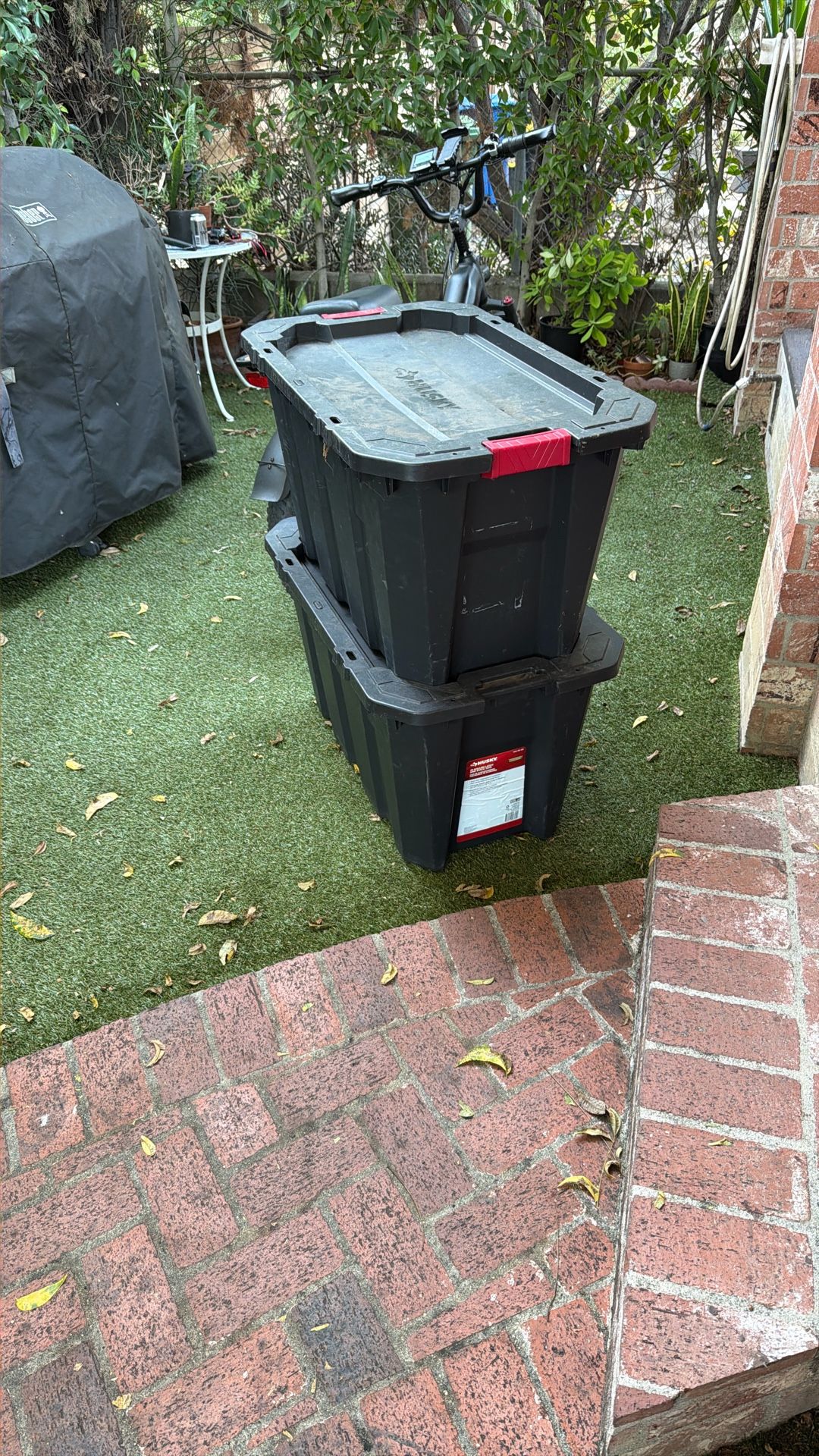 Husky 35 Gallon Storage Stacks