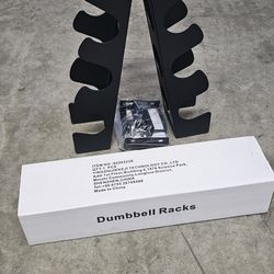 4 Tier Dumbbell Metal Rack  (14 Pcs) Brand New