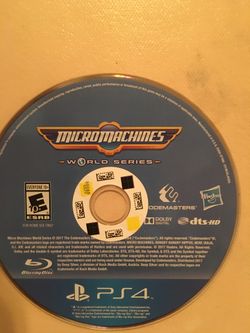 Sony PlayStation ps4 micro machines World Series