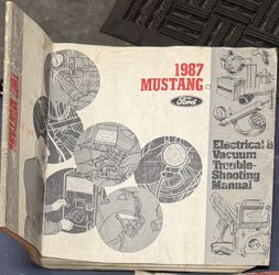 1987 Ford Mustang Electrical & Vacuum Troubleshooting Manual – Pickup Walpole