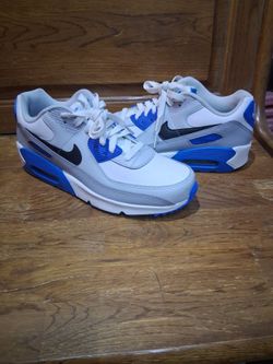 Nike Air Max 90 White Blue Sneakers