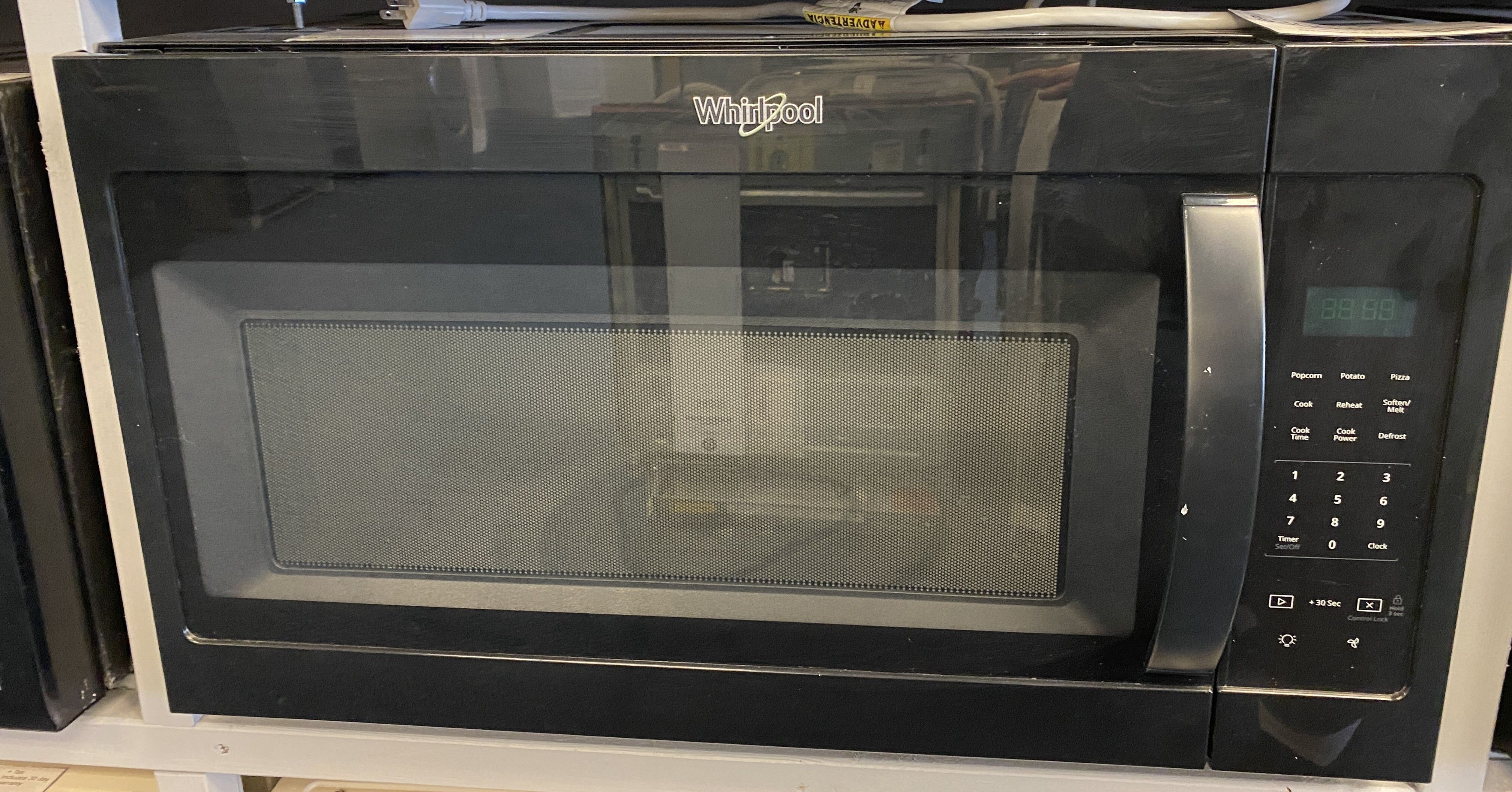 Black Whirlpool Over The Range Microwave (8-0002)