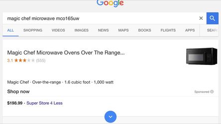 Magic chef microwave