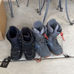 Burton Snowboard boots - size 5 and 9