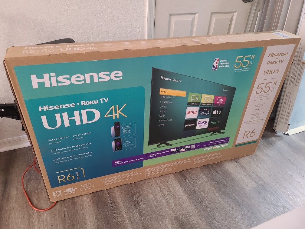 New 55in Smart 4k Tv