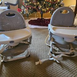 2 Portable Booster Seats