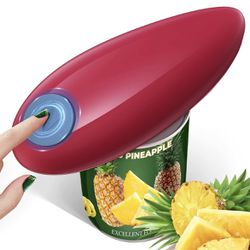 Electric Can Opener with Smooth Edge, One-Touch Automatic Can