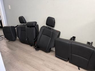 2010–2024 Toyota 4Runner Black Second-Row Seat Set with Mounting Brackets