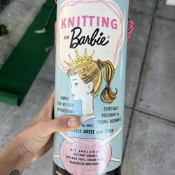 Knitting For Barbie, Tin And Book
