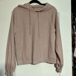 Blush Pink Hoodie Size: Medium