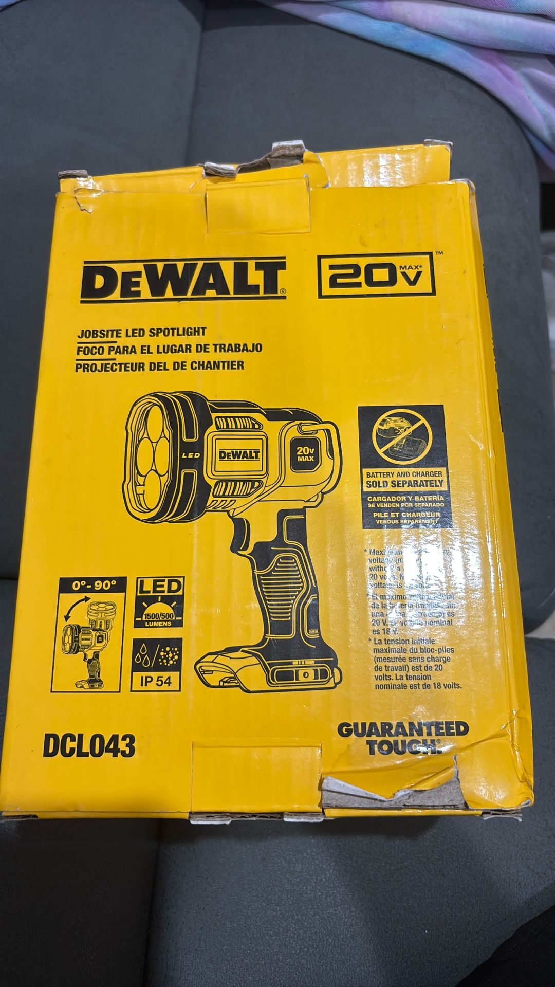 Dewalt Flash Light Dcl043