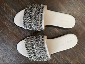 Coach Chain Detail Slide Sandals (size 7.5 Women’s)