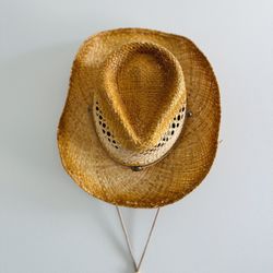 Straw Western Pinch Cowboy Hat