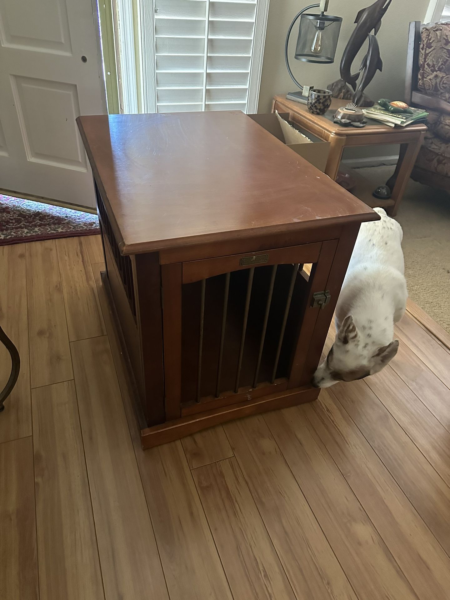 Wood Dog Crate