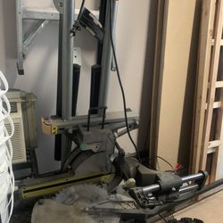 Miter Saw With Folding Table 