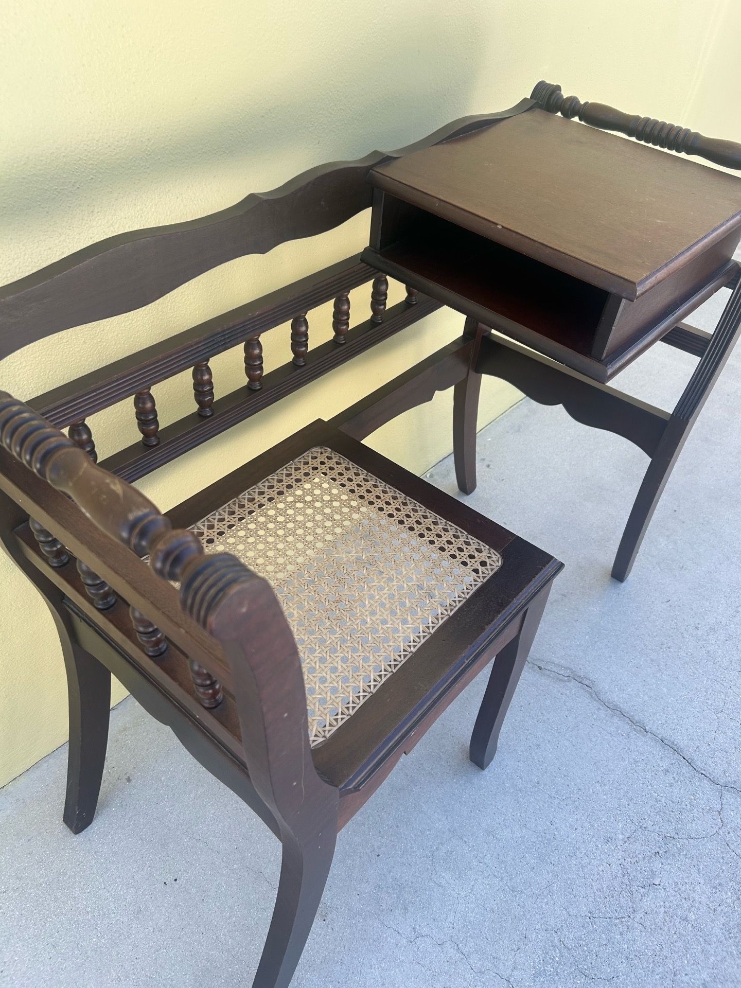 Vintage telephone table
