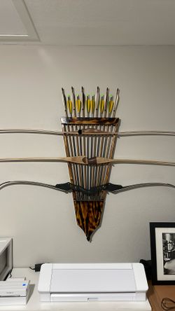 Bow & Arrow Wall Mount Archery Rack