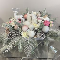 new hand made christmas table top decor 