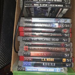 PS3 Fat Freshly Cleaned Looks New Inside And outside Works Perfect Games Look Good 15 Games And 2 Controllers One Wired One Wireless Both Come With