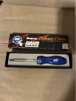 Snap-on Tools New York Giants ratchet screwdriver with bits