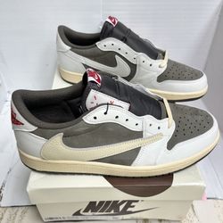 Nike Jordan 1 Low Travis Scott Reverse Mocha Size 10 + Multiple Sizes Available 