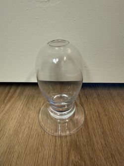 Brand New Crate & Barrel Clear Glass Bud Vase
