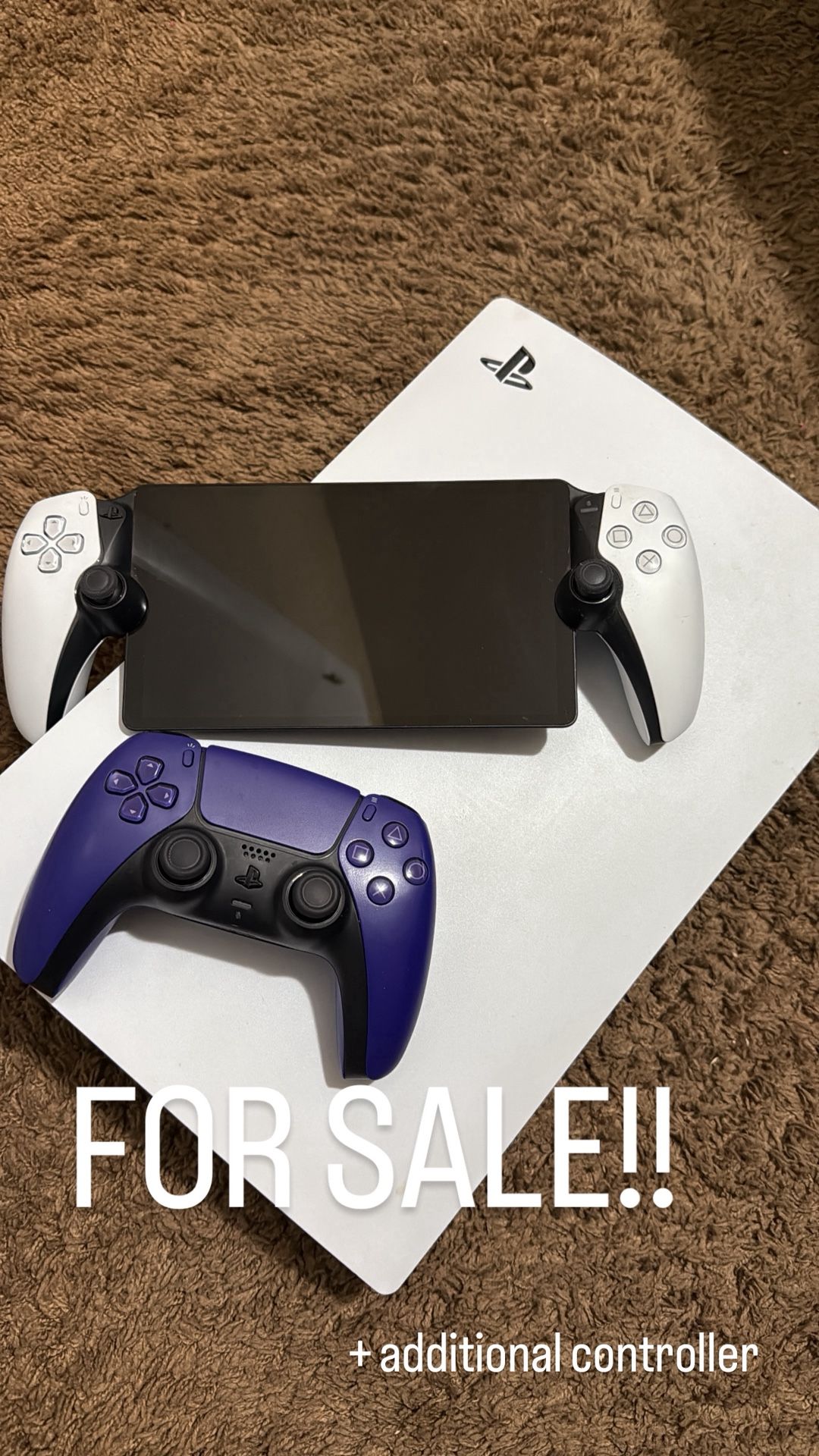 PS5 & remote controller