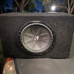 Kicker Comp Speaker And Box
