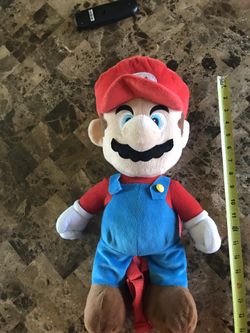 Retro plush super Mario backpack
