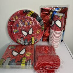 Spider-Man Party Supply Set 25 Piece Set 