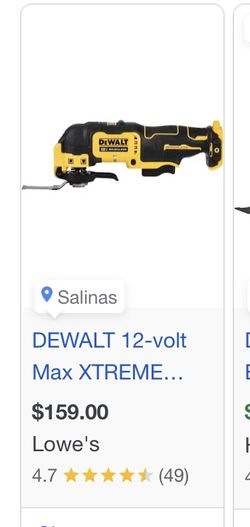 DEWALT  12 V Brush Less Cordless Oscillating Multitool