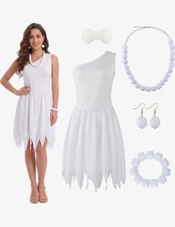 Flintstones Wilma Costume Dress for Women size L. XL & XXL