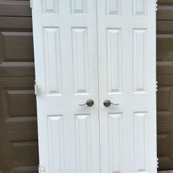 48" X 80" 6-Panel French Double Door 