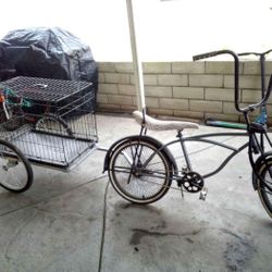 Lowrider Bike With A Trailer 