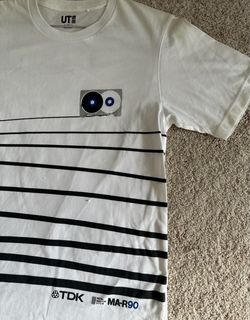Rare Vintage Uniqlo UT TDK Cassette Tape T-Shirt Men’s Small VTG