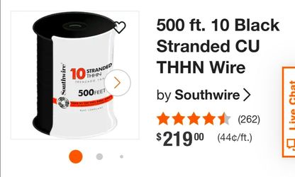 New  #10 thhn stranded $100 OBO each ,#12 thhn