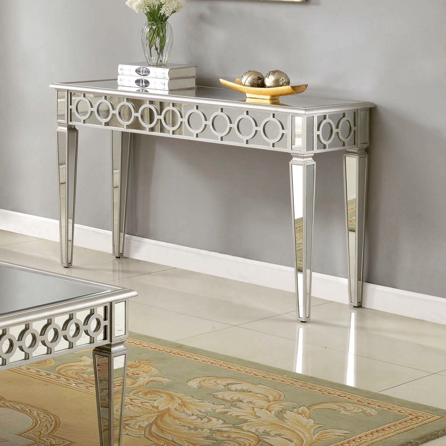 Brand new Sophie mirrored console table