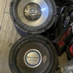 Two 12” Subwoofers 